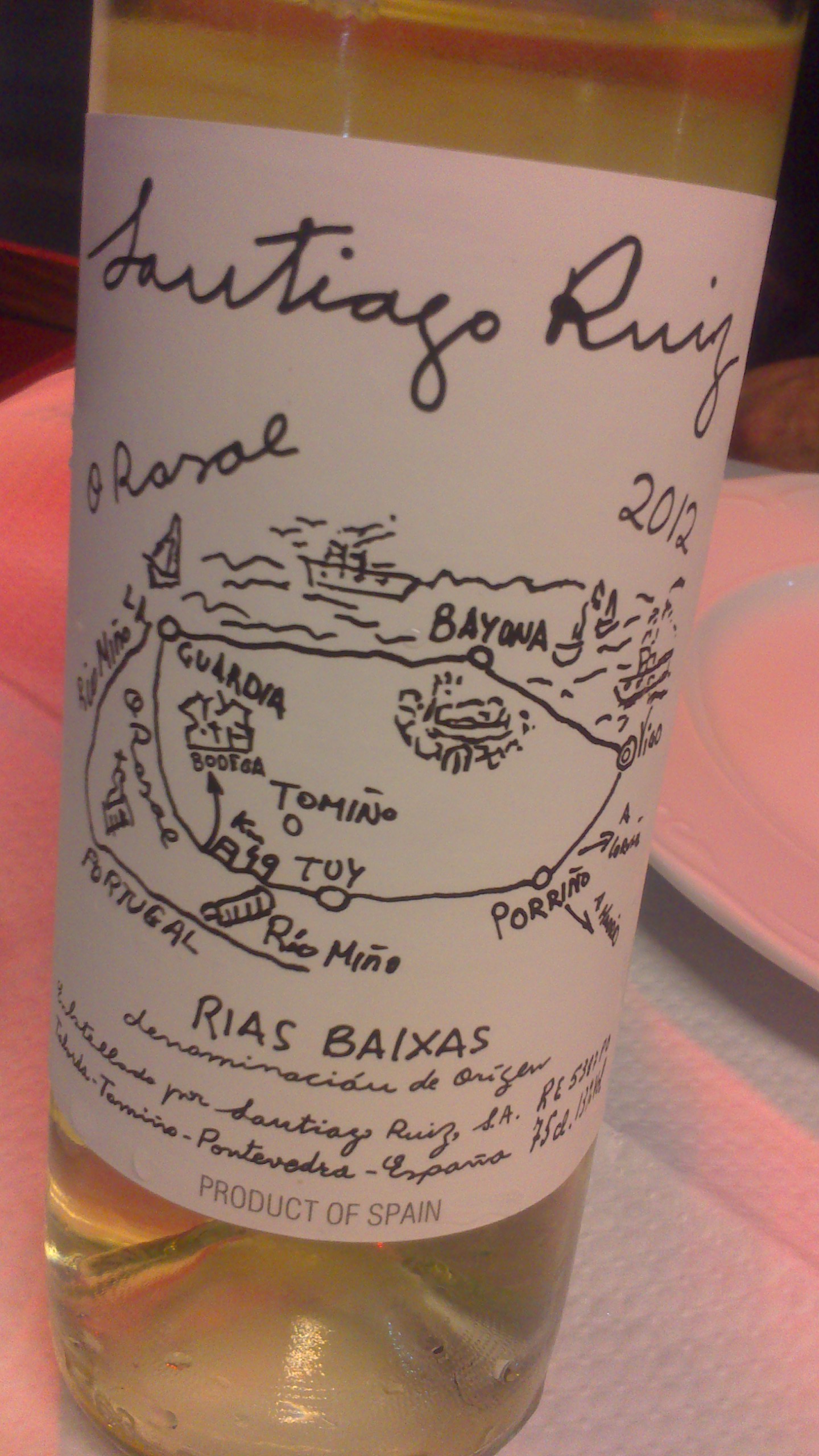 Restaurante Casa Cachupin Santiago Ruiz Albariño